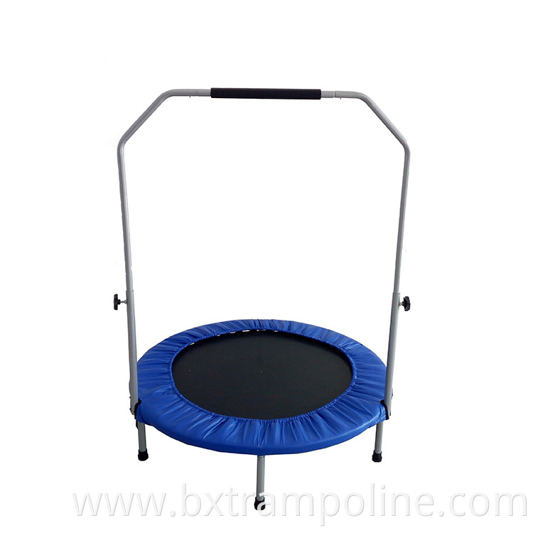 Foldable 40" Mini Trampoline Rebounder, Max Load 300lbs Rebounder Fitness Trampoline for Indoor/Garden/Workout